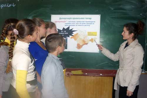 На Гребінківщині вшанували пам'ять жертв депортації кримських татар