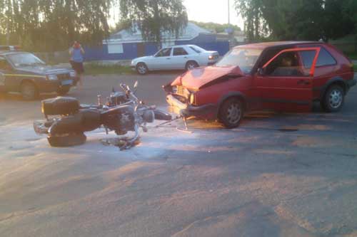 Байк який їхав з Гребінківського мото-рок фестивалю потрапив в аварію