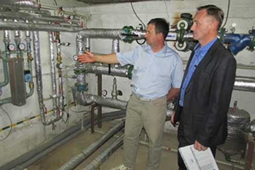 У Гребінці завдяки залізничникам ввели в експлуатацію нову модульну котельню