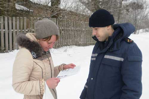 На Полтавщині рятувальники активно проводять роз’яснювальну роботу серед населе