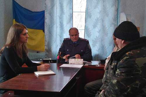 Начальник Гребінківського відділу поліції прийняв громадян
