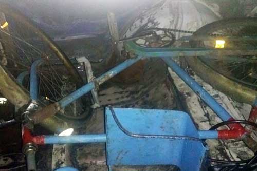 На Полтавщині в парку водій збив велосипедиста із малолітньою дитиною