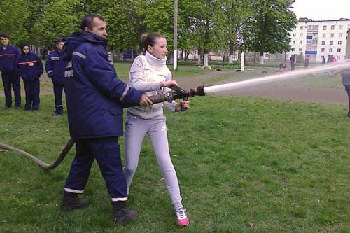 У Гребінці відбувся районний етап фестивалю Дружин юних пожежних