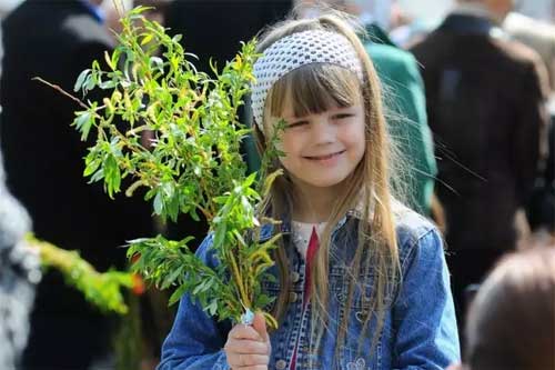 Як у Гребінці святили вербу