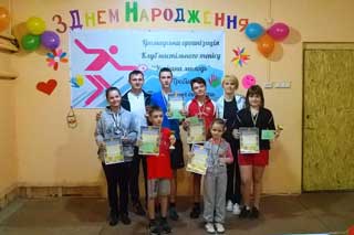 Змагання - кубок клубу настільного тенісу "Успішна молодь"