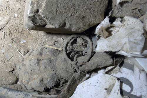 На території колишньої військової частини у Лубнах виявлено гранату