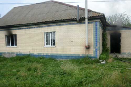 На Полтавщині горів фельдшерсько-акушерського пункт 