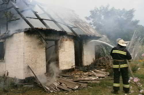 пожежа, Високе, Гребінківський
