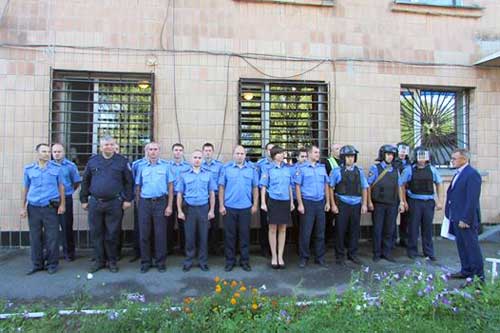 Особовий склад Гребінківського відділу поліції був зібраний по навчальному сигналу « Тривога»