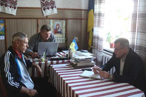 Керівник Гребінківської поліції здійснив виїзний прийом громадян