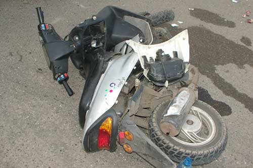 У Пирятині сталось ДТП за участю двох скутерів