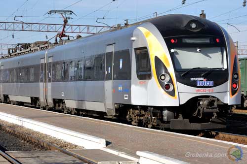 Поїзд "Інтерсіті+", Полтавщина