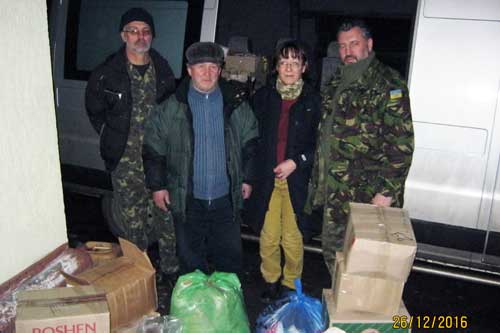  В зону АТО поїхали новорічні гостинці з Гребінківщини