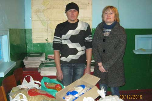 До Новорічного та Різдвяного столу з Гребінківщини відправили в зону АТО півтонни продуктів