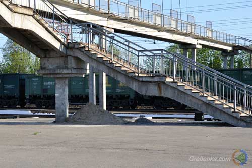 міст на станції Гребінка