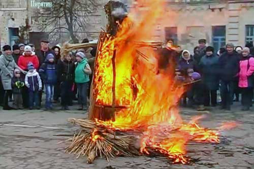 Як в Пирятині зиму проводжали та весну стрічали