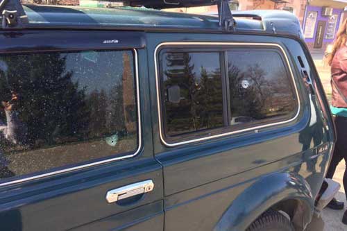 В ценрі Пирятина обстріляли автомобіль депутата від Радикальної партії 