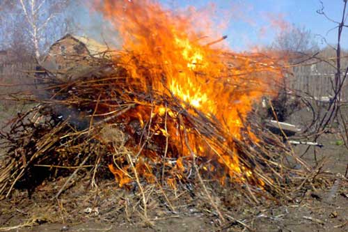 На Полтавщині під час спалювання сміття загинув 81-річний чоловік