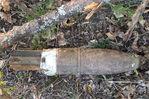 На Лубенщині місцевий житель виявив учбовий снаряд часів війни 