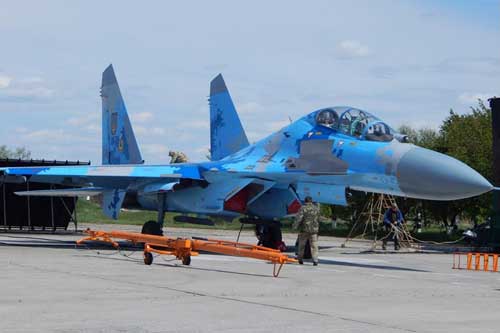 В Миргороді військові авіатори провели пожежно-тактичне навчання