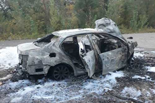 Під Лубнами в результаті ДТП згорів автомобіль