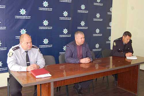 Керівник поліції Полтавщини Андрій Замахін провів виїзний прийом громадян у Гребінці