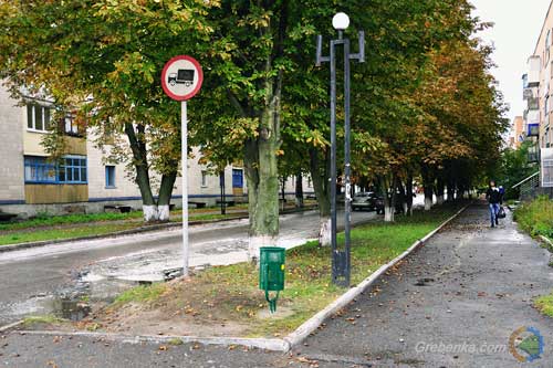 Вулицями Гребінки встановили нові сміттєві баки