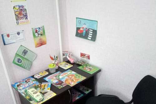 У Гребінківському відділі поліції облаштували дитячу кімнату