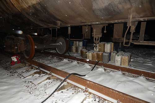 На Полтавщині оперативники припинили крадіжку палива із залізничних вагонів