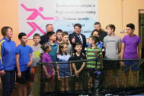 Міністр молоді та спорту І. Жданов та народний депутат І. Мосійчук відвідали Гребінку з робочим візитом