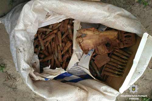 На Полтавщині поліцейські вилучили більше ніж півтисячі набоїв