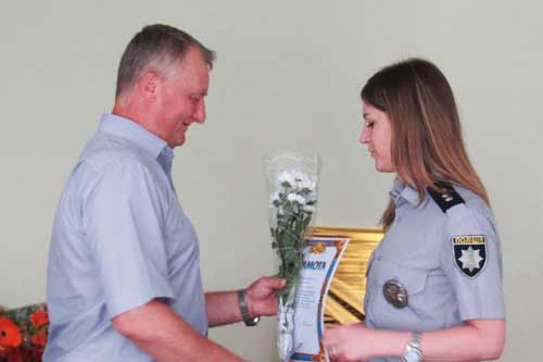 Гребінківських правоохоронців привітали з Днем поліції України