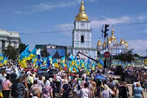 Полтавська делегація взяла участь у хресній ході з нагоди відзначення 1030-річчя з Дня хрещення Київської Русі-України