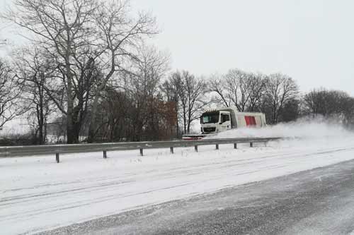 Як на Полтавщині чистили дороги