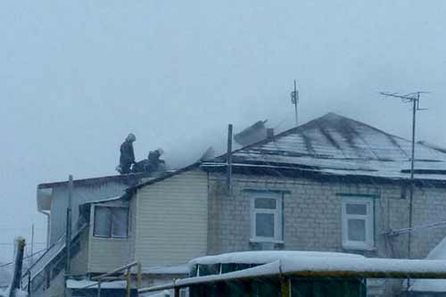 У Пирятині по вул. Європейській горів житловий будинок на 2-х господарів 