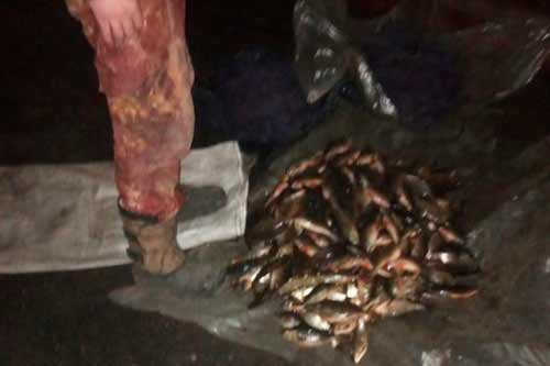  У Полтавській області на річці Ворскла викрили грубе порушення правил рибальства