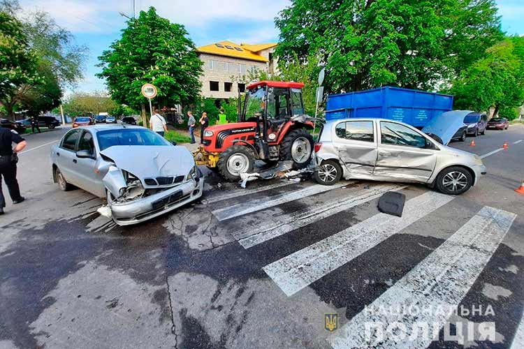 За минулу добу на Полтавщині у 4-х ДТП травмувалися п’ятеро людей