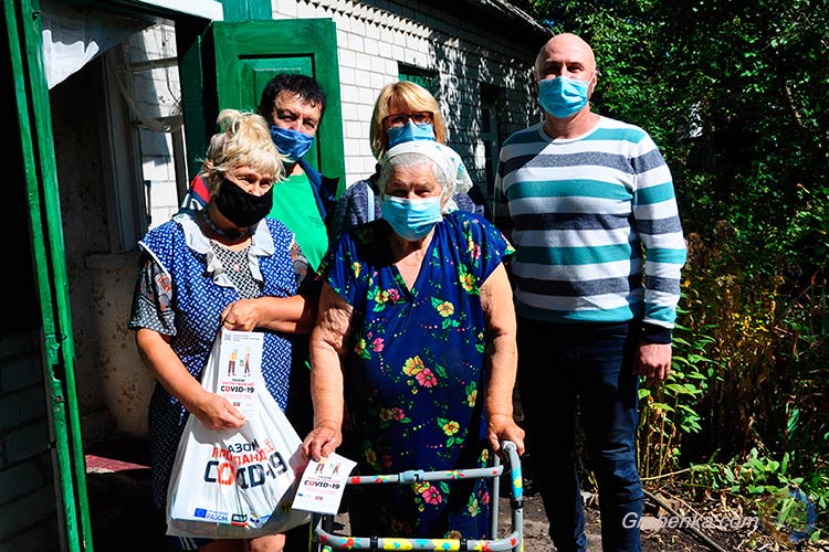 У Гребінці відбулися соціальні візити до осіб похилого віку для подолання наслідків COVID–19