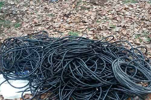 На Полтавщині зловили чотирьох чоловіків під час спроби крадіжки телефонних кабелів