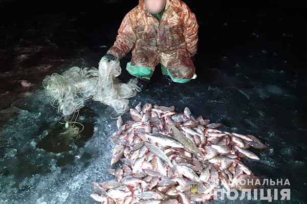 На Полтавшині затримали браконьєра, який наловив риби на понад 20 тисяч гривень 