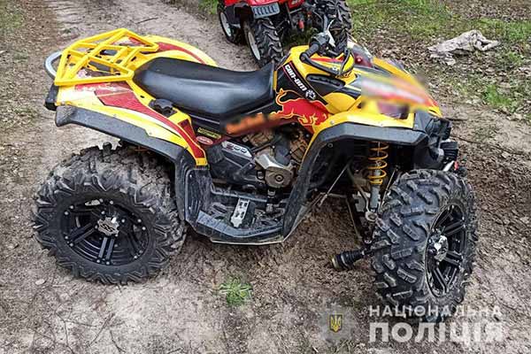 На Полтавщині загинув водій квадроцикла 