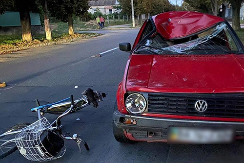 На Полтавщині в аварії загинув велосипедист