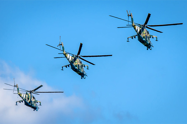 Під час святкування Дня Державного прапора в Полтаві будуть задіяні військові вертольоти