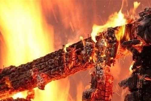 На Гребінківщині горіла господарча будівля 