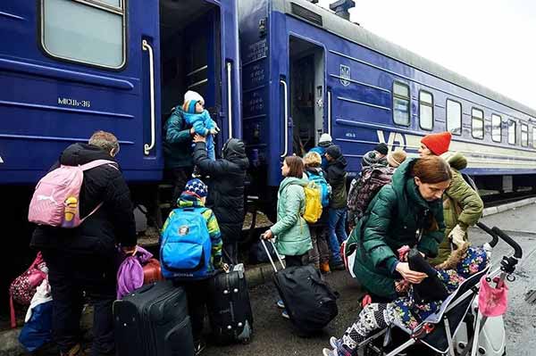 Евакуаційний поїзд із Полтавщини на 7 березня