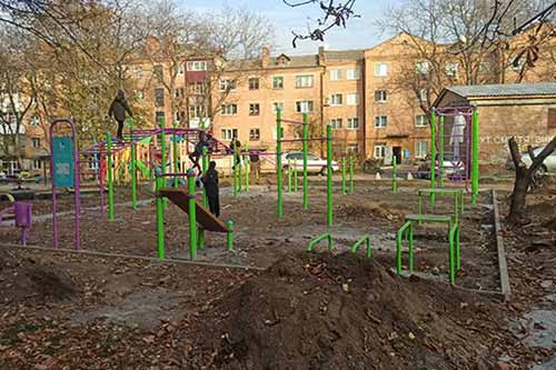 На Лубенщині завершується встановлення 17 спортивних майданчиків