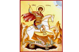 6 травня Православна Церква урочисто святкує пам'ять святого великомученика Георгія Побідоносця