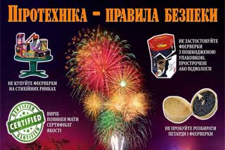 Правила використання піротехнічних виробів