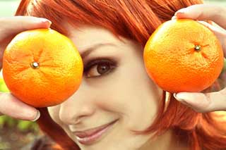 Мандарины омолаживают кожу
