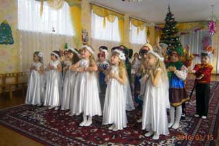 Різдвяний вертеп у виконанні дошкільнят